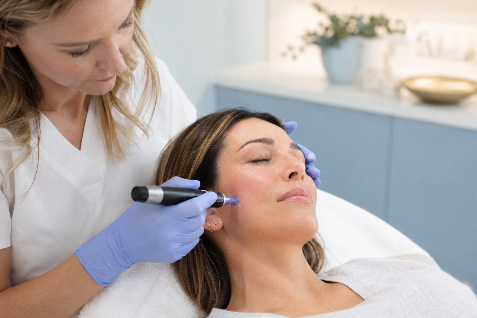 Certified Vampire Facial PRP treatment performed under physician supervision